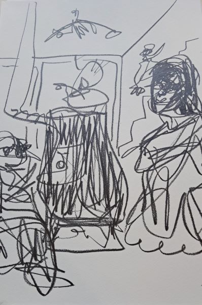 [2024] Untitled, Graphite on paper, Size Unknown